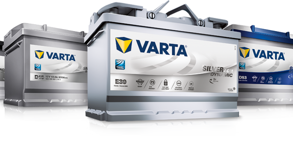 Varta yacht, car and motorcycle batteries